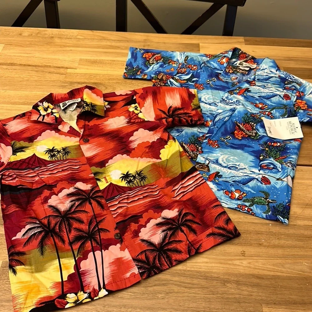 ALOHA REPUBLIC Hawaii shirts and shorts